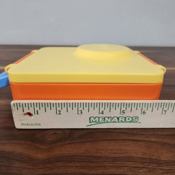 Omie Box Insulated Bento Lunch Box Leakproof Thermos Food Jar Yellow Orange - Picture 6 of 8